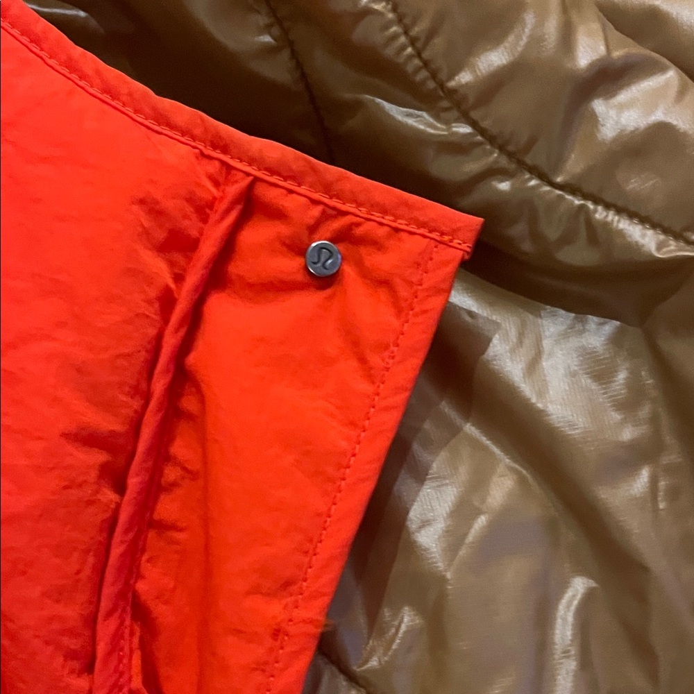 lululemon athletica Orange Puffer Jacket - Picture 3 of 4